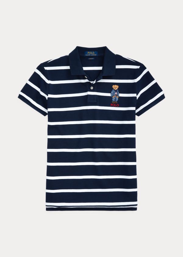 Women's Polo Ralph Lauren Classic Fit Bear Polo Shirts | 914735QAX